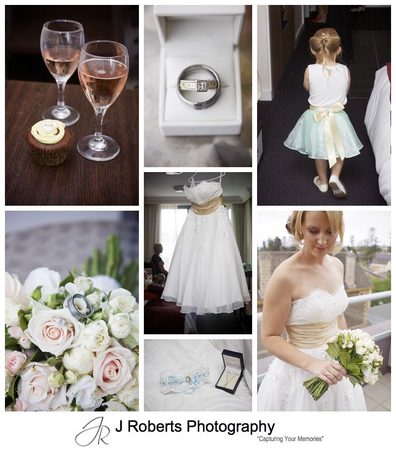 Bridal details at Sebel Kiama - sydney wedding photographer